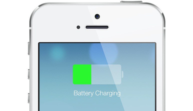 image of phone charging