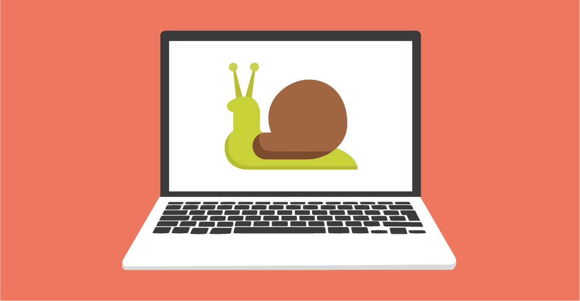 laptop snail slow