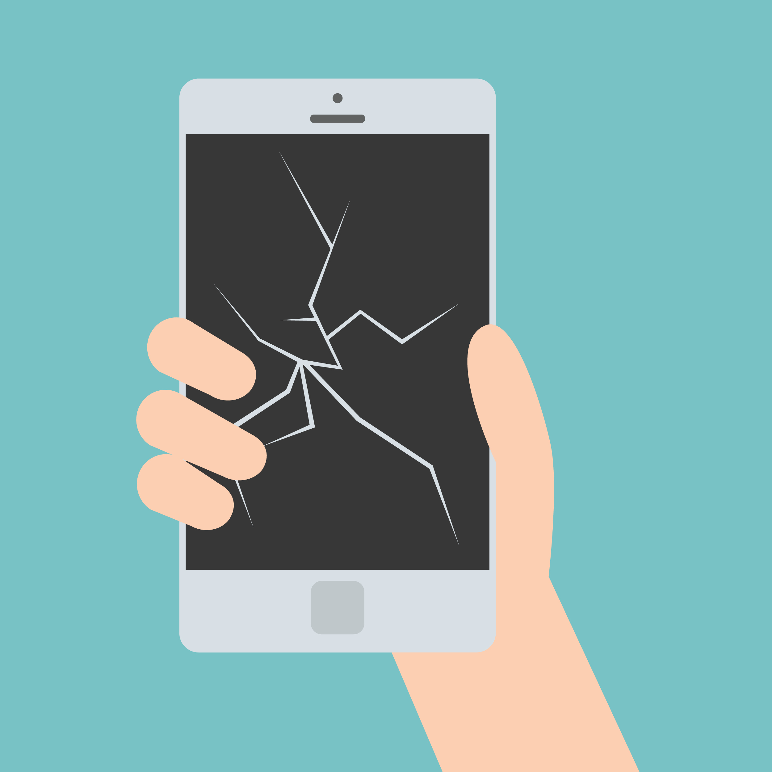 Smartphone Cracked Screen Switched On Insurance