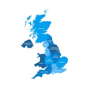 Map of the UK